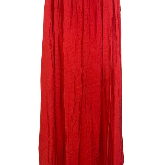 INDAH Anjeli cutout maxi dress boho indie summer red orange women’s medium - Picture 5 of 11